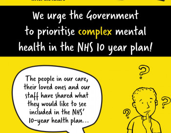 We're calling on the Government to prioritise complex mental health