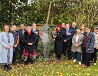 Ex-serviceman donates soldier statue to St Andrew’s